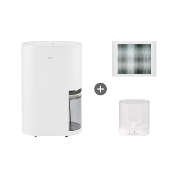 LG 휘센 오브제컬렉션 제습기 + 공기청정키트(화이트) + 건조케이스 세트 21L 