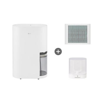 LG 휘센 오브제컬렉션 제습기 + 공기청정키트(화이트) + 건조케이스 세트 15L  1등급 