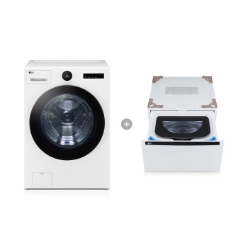 LG 트롬 오브제컬렉션 세탁기 + LG 트롬 미니워시 25kg  2등급 