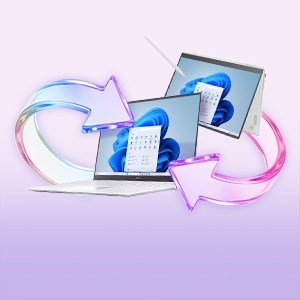 그램 2대와 화살표 배치 이미지