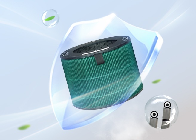 공기청정기 필터와 공기청정기 이미지